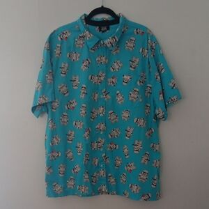 Disney Parks Star Wars Printed Button Up Shirt
